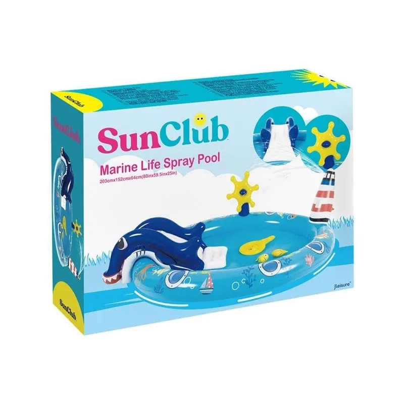 Piscina Model Naval Tobogan & Fantana 2.03x1.52x0.64 m