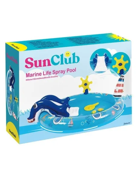 Piscina Model Naval Tobogan & Fantana 2.03x1.52x0.64 m