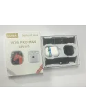 Ceas inteligent W26 Ultra Max negru cu căști