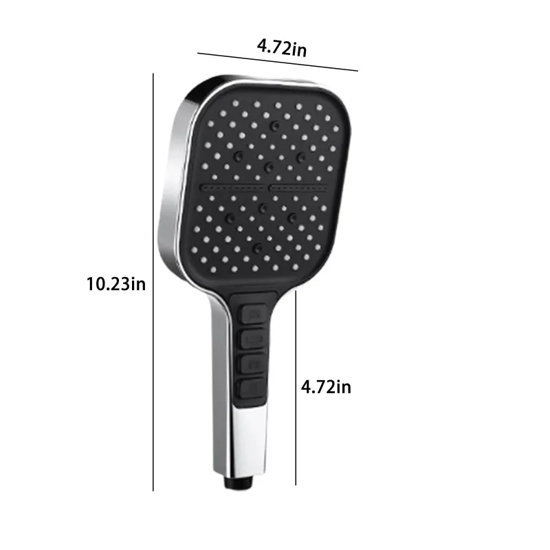 Pară de duș profesională cu tehnologie de creștere a presiunii