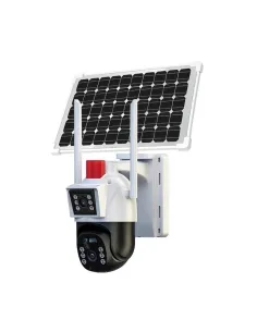 Camera de supraveghere solara dubla, cu SIM 4G, V380PRO, Dasgut, 6mp