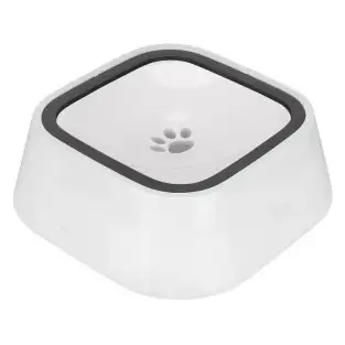 Bol pentru pentru apa anti-stropire pentru animale cu sistem antialunecare 21 cm X 21 cm 2