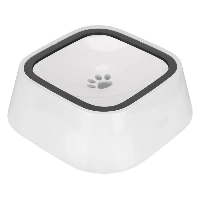 Bol pentru pentru apa anti-stropire pentru animale cu sistem antialunecare 21 cm X 21 cm