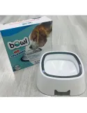 Bol pentru pentru apa anti-stropire pentru animale cu sistem antialunecare 21 cm X 21 cm