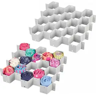 Organizator tip fagure pentru sertare, 32 alveole