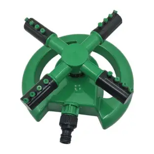 Aspersor pentru gradina cu 3 Brate, 12 Duze pulverizare, 360 Grade