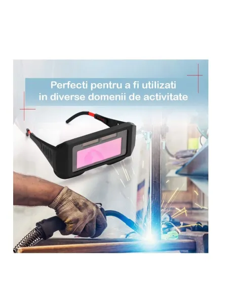 Ochelari de protectie pentru sudura, automati cu cristale lichide
