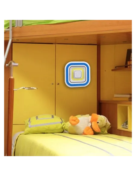 Set 3 lampi LED COB patrate cu telecomanda