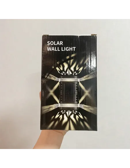 Lampă solară de perete cu panou solar IP65