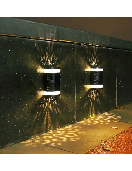 Lampă solară de perete cu panou solar IP65