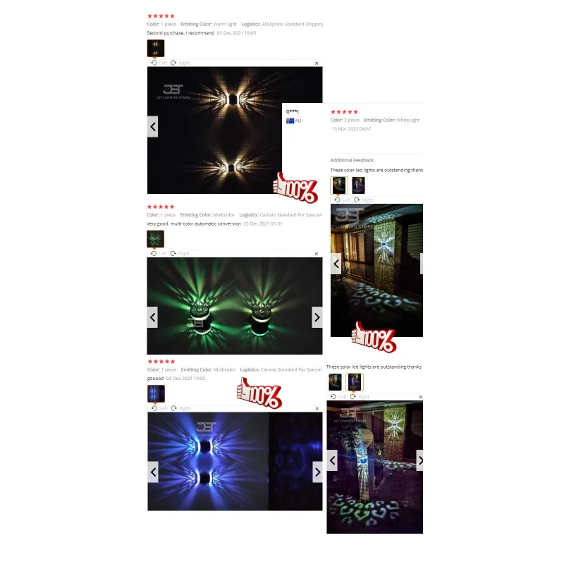 Lampă solară de perete cu panou solar IP65