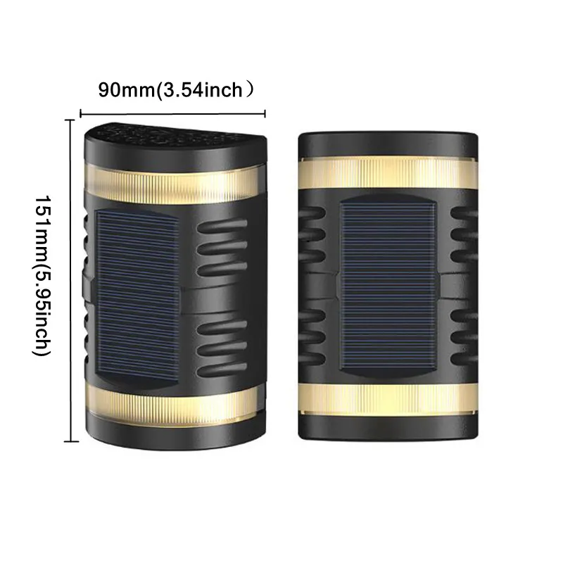 Lampă solară de perete cu panou solar IP65