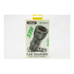Incarcator auto cu priza dubla 55w ANDOWL Q-CD712