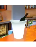 Frapieră cu boxă Bluetooth LED-uri ritmice, Capacitate 5L – Pentru Șampanie și Vin