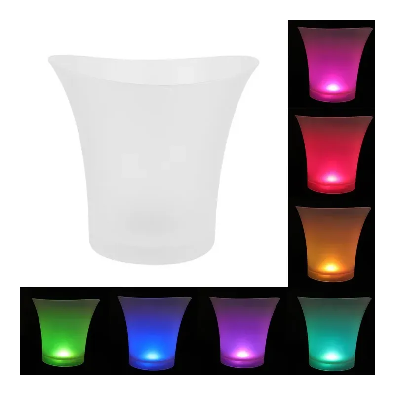 Frapieră cu boxă Bluetooth LED-uri ritmice, Capacitate 5L – Pentru Șampanie și Vin