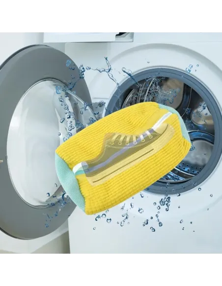 Sac Universal pentru Spălat Încălțăminte – Galben