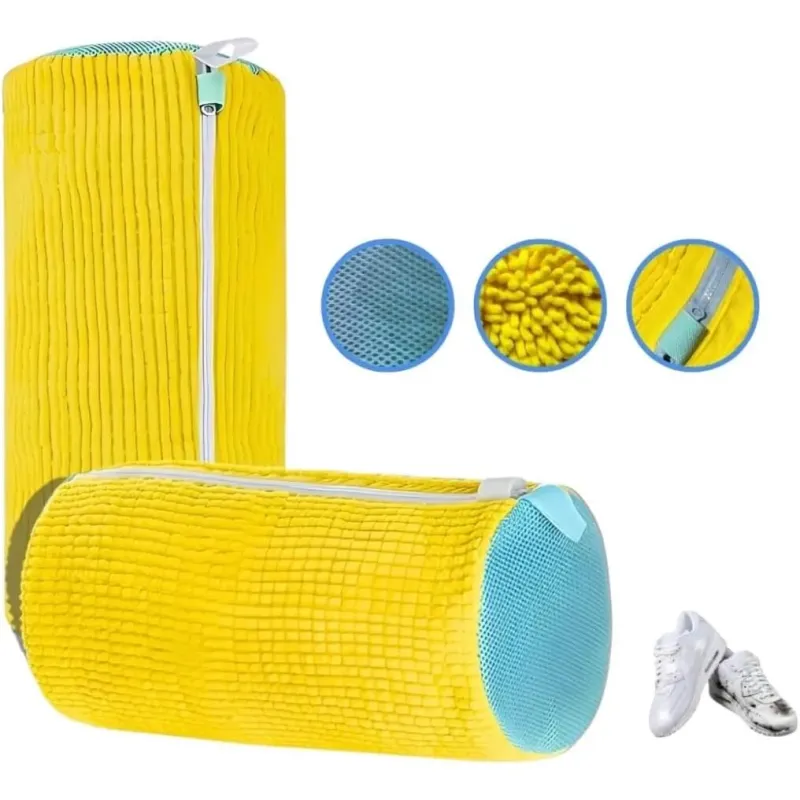 Sac Universal pentru Spălat Încălțăminte – Galben