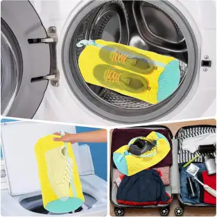 Sac Universal pentru Spălat Încălțăminte – Galben 2