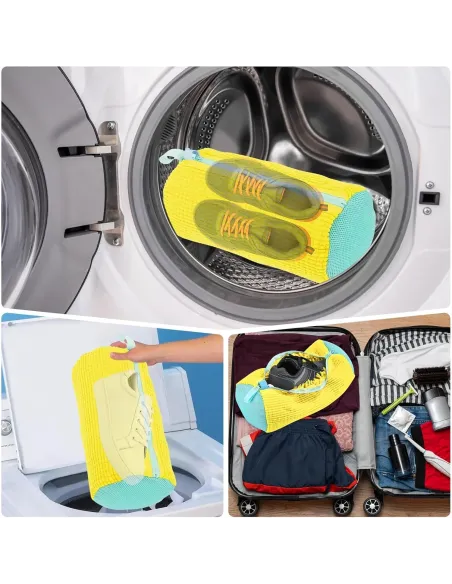 Sac Universal pentru Spălat Încălțăminte – Galben