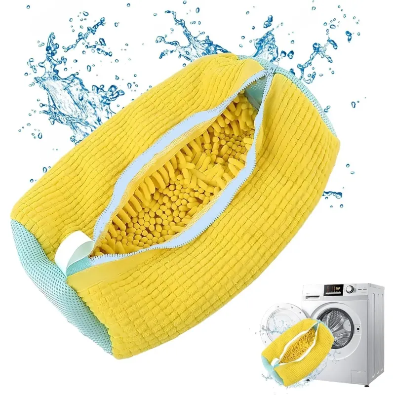 Sac Universal pentru Spălat Încălțăminte – Galben