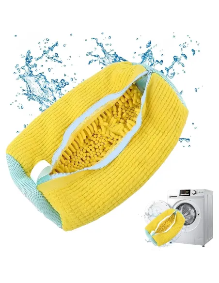 Sac Universal pentru Spălat Încălțăminte – Galben