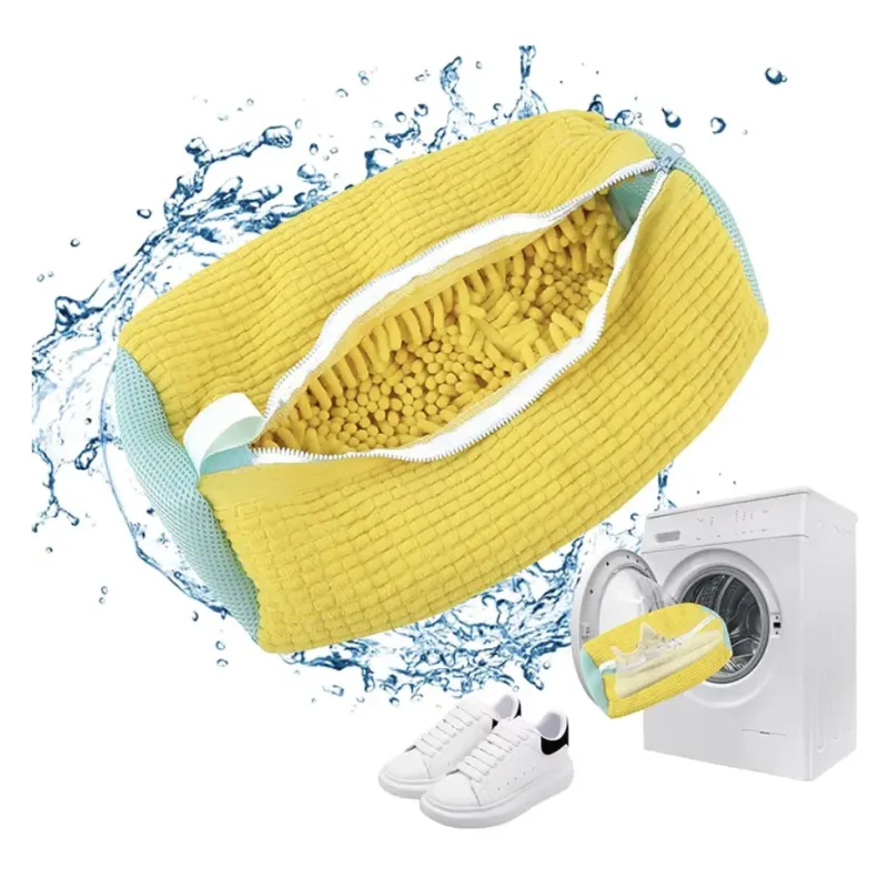 Sac Universal pentru Spălat Încălțăminte – Galben