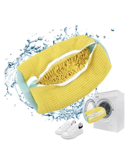 Sac Universal pentru Spălat Încălțăminte – Galben