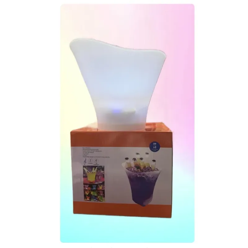 Frapieră cu boxă Bluetooth LED-uri ritmice, Capacitate 5L – Pentru Șampanie și Vin