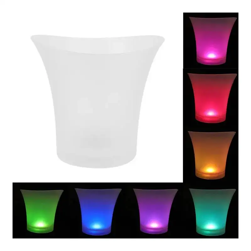 Frapieră cu boxă Bluetooth LED-uri ritmice, Capacitate 7L – Pentru Șampanie și Vin