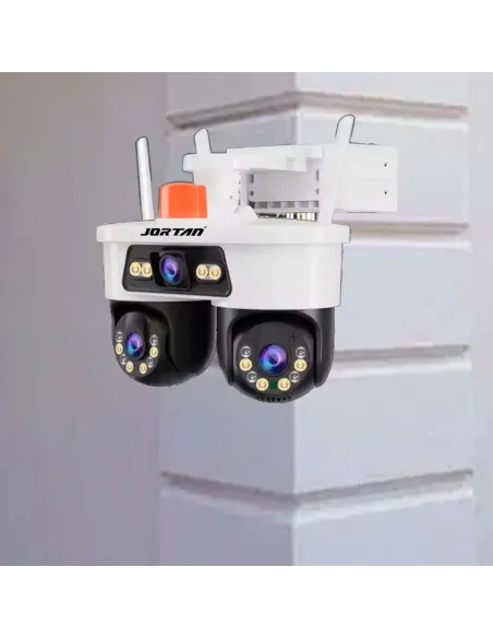 Cameră Supraveghere WiFi Jortan 9MP, 3 Lentile, Cap Dublu – Vizibilitate Panoramică 360° Jortan8