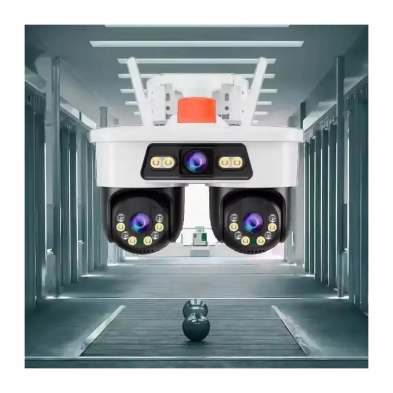 Cameră Supraveghere WiFi Jortan 9MP, 3 Lentile, Cap Dublu – Vizibilitate Panoramică 360° Jortan8