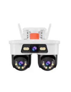 Cameră Supraveghere WiFi Jortan 9MP, 3 Lentile, Cap Dublu – Vizibilitate Panoramică 360° Jortan8 2