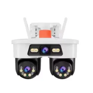 Cameră Supraveghere WiFi Jortan 9MP, 3 Lentile, Cap Dublu – Vizibilitate Panoramică 360° Jortan8 2