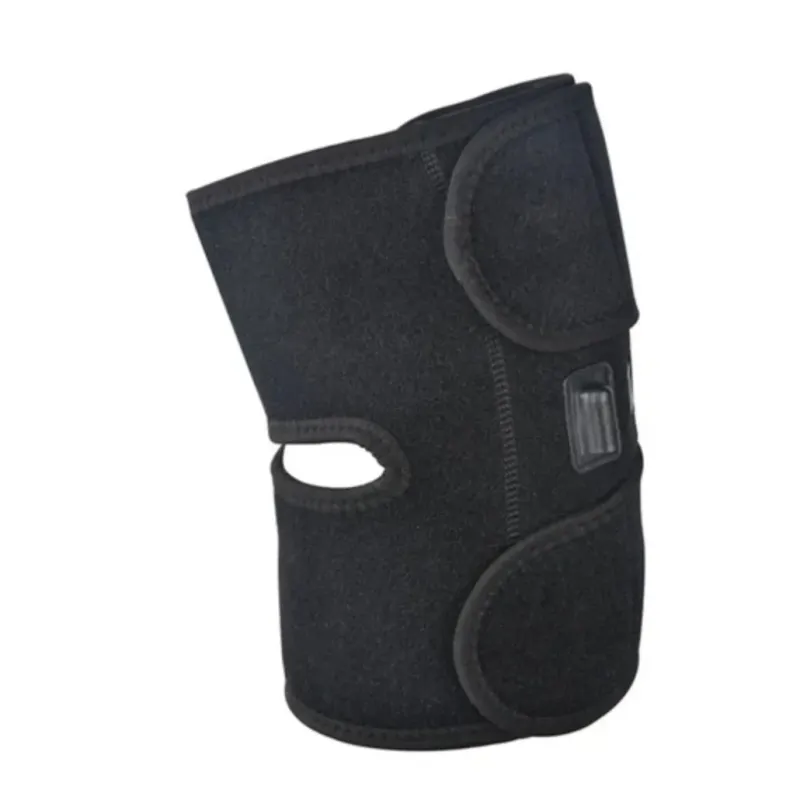 Genunchieră cu Încălzire Electrică, Flexibilă, Port USB, Culoare Neagră