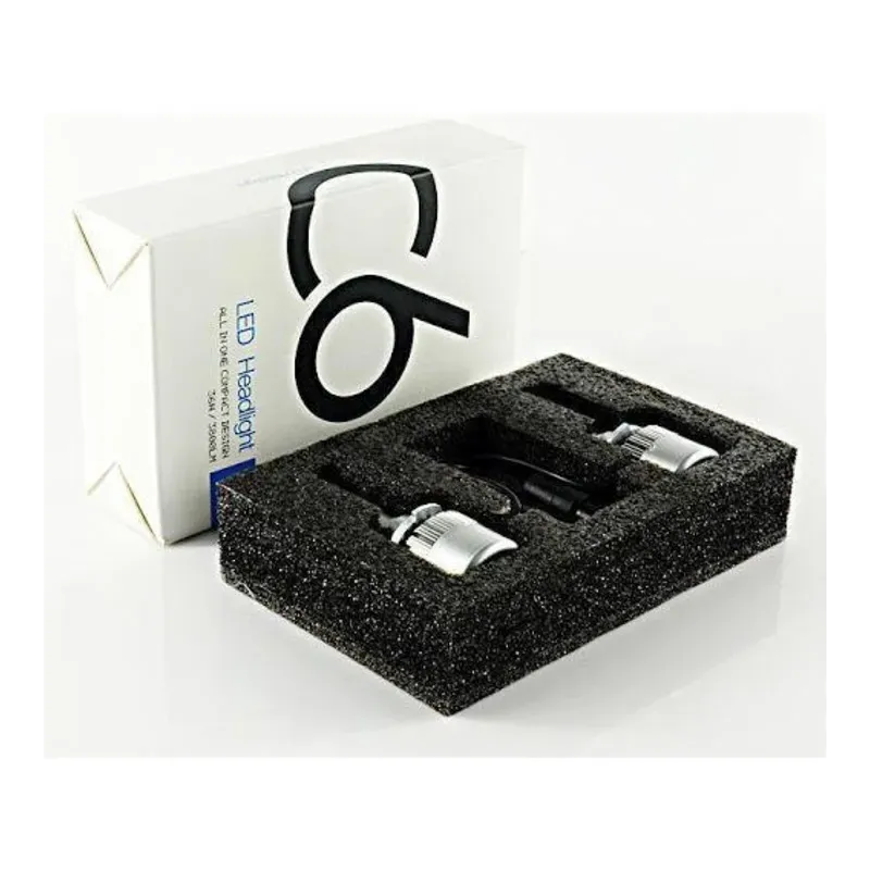 Set 2 becuri auto led C6 H7 lumina alba 6500K 36W