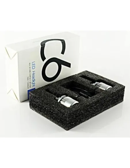 Set 2 becuri auto led C6 H7 lumina alba 6500K 36W