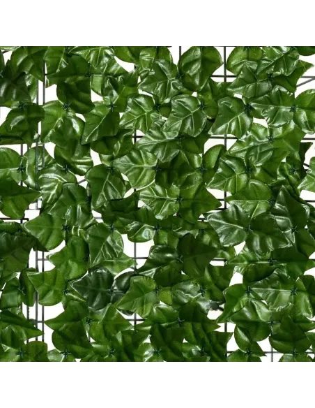 Gard artificial verde cu frunze, 300x100cm