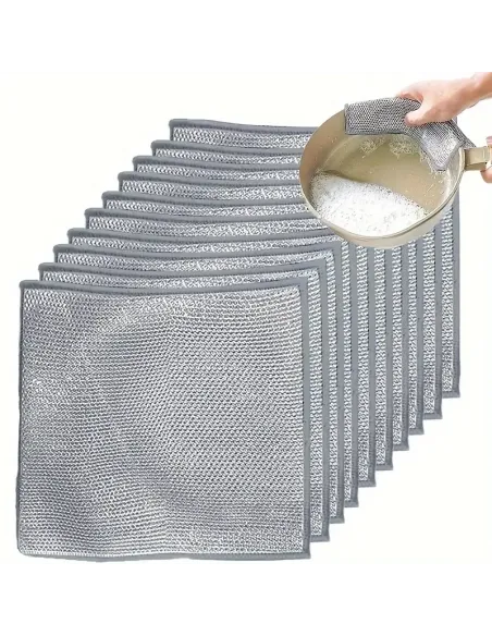 Set 10 lavete abrazive – Ideal pentru vase curate