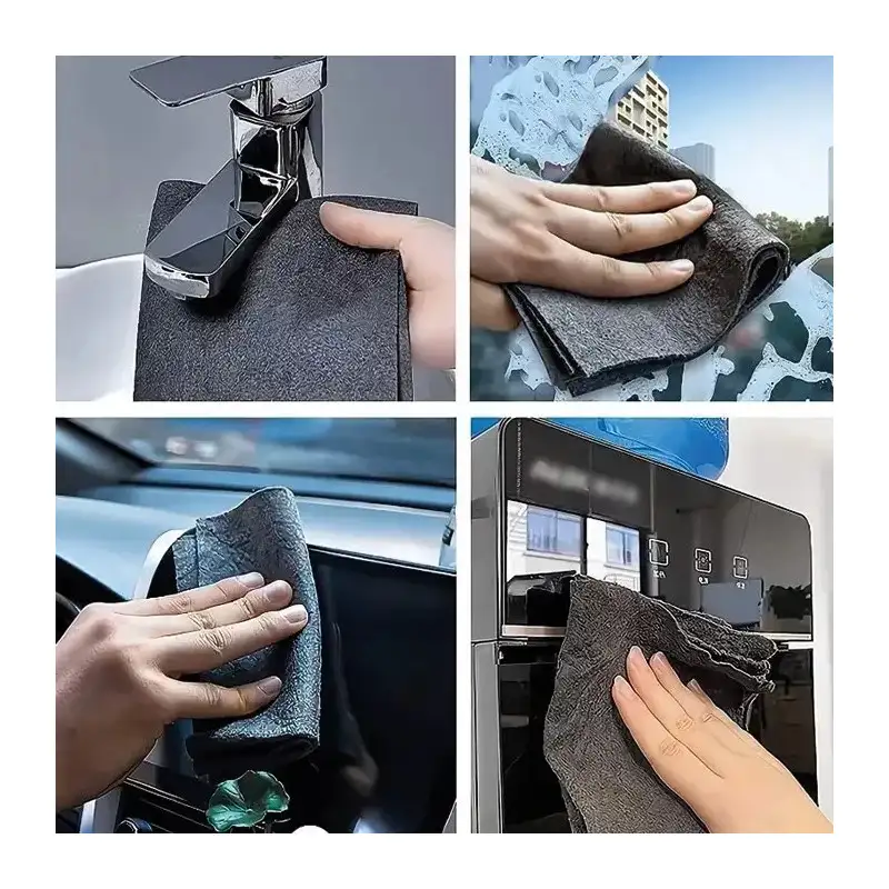 Set 5 Lavete Magice Microfibra 30x30 | Curățare Fără Scame