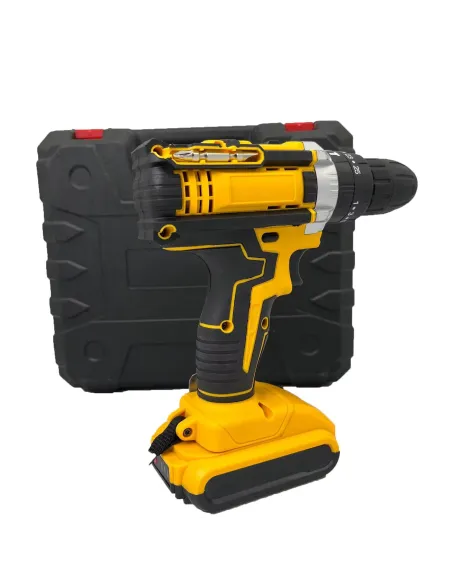 Bormașină 36V Li-Ion cu 2 Baterii, 2 Trepte de Viteză, 350/1350 RPM, Mandrină Automată