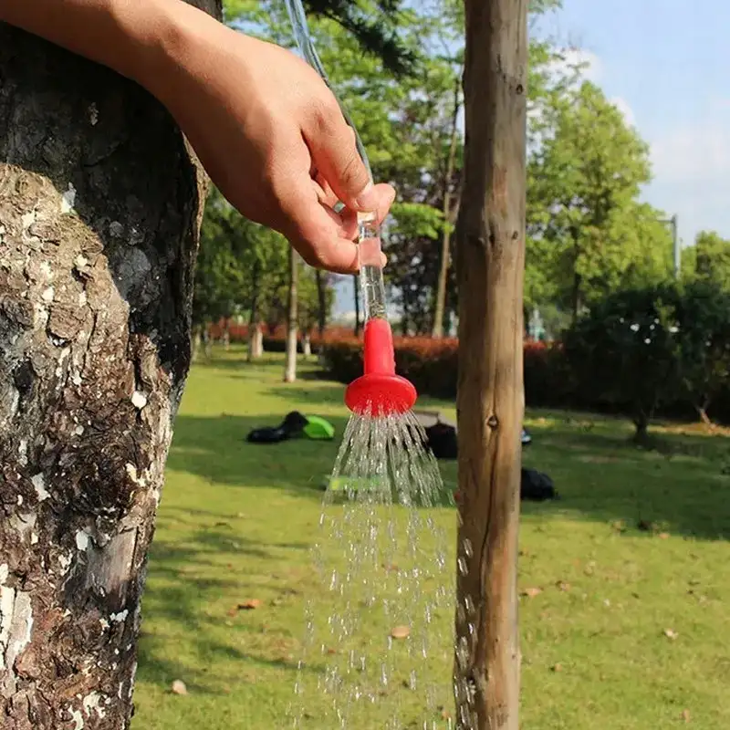 Dus portabil pentru camping, capacitate 20L, cu supapa si maner