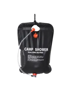 Dus portabil pentru camping, capacitate 20L, cu supapa si maner