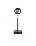 Lampă Proiector LED cu Efect de Apus + 15 Culori, USB & Telecomandă
