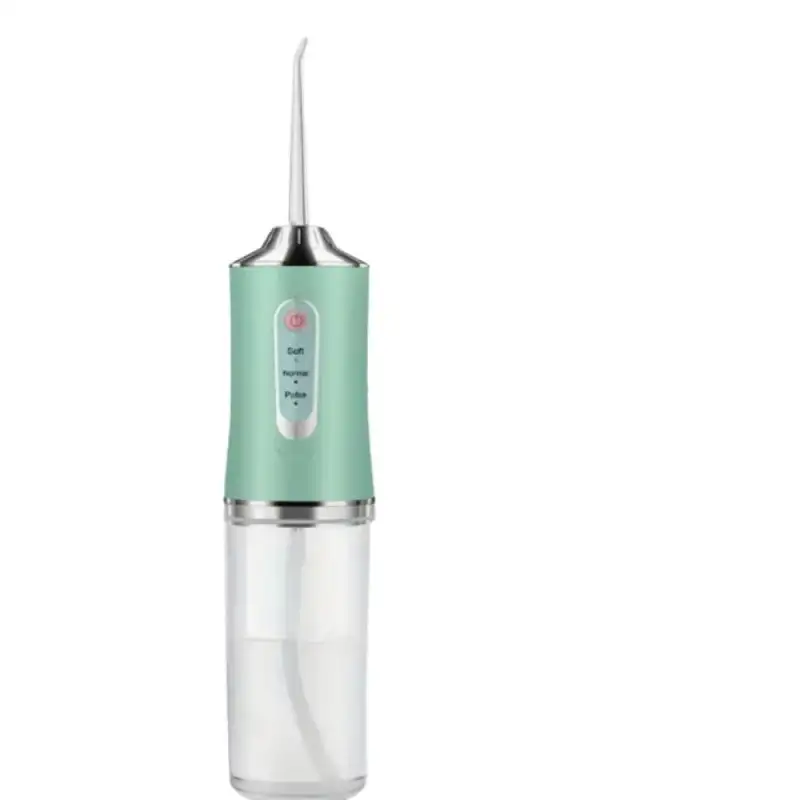 Irigator Bucal Portabil cu 3 Niveluri de Presiune, 4 Capete – Curățare 360° pentru Dinți și Gingii