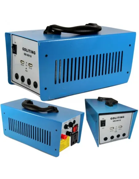 Kit solar de iluminat, GD 8018, 12V12A cu panou solar 18V 20W