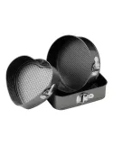 Set 3 forme pentru prajituri - forma rotunda, patrata si inima