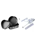 Oferta speciala: Set 3 forme pentru prajituri - forma rotunda, patrata si inima + Mixer de frappe electric cu cana gradata
