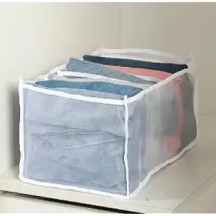 Set 4 organizatoare pentru haine, pliabil 2