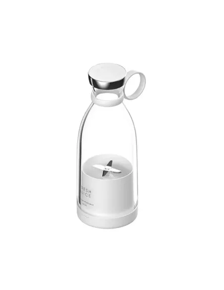 Mini blender portabil cu 6 lame din orel inoxiabil , incarcare usb, 420ml