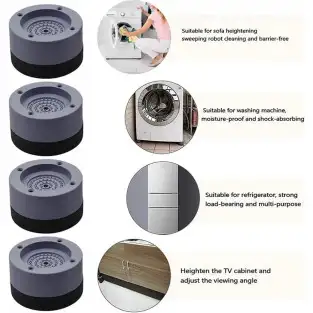 Set 4 picioruse antivibrație pentru mașină de spălat 2